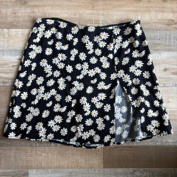 Reformation Margot Daisy Print Mini Skirt Size 4 - Picture 1 of 5